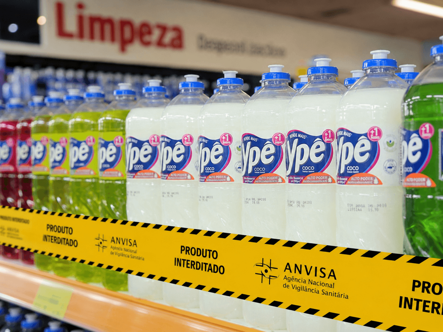 Produtos Ypê seguem suspensos pela Anvisa após inspeção em fábrica; veja quais