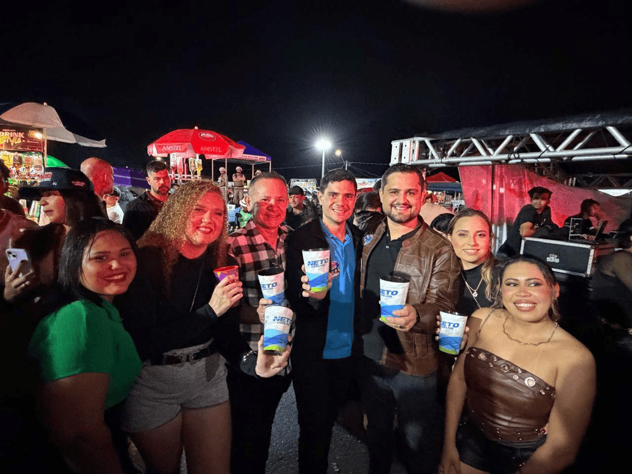 Pré-candidatos Neto Coelho e Carlos Muniz participam da primeira noite do São Pedro do BTN em Paulo Afonso