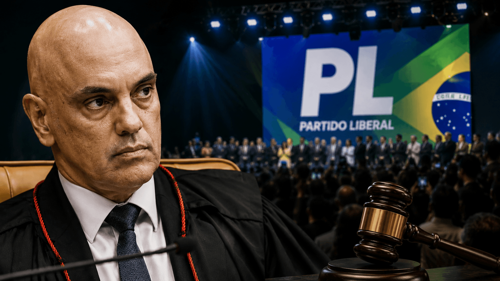 Vídeo de IA na convenção do PL pode levar Bolsonaro à prisão fechada