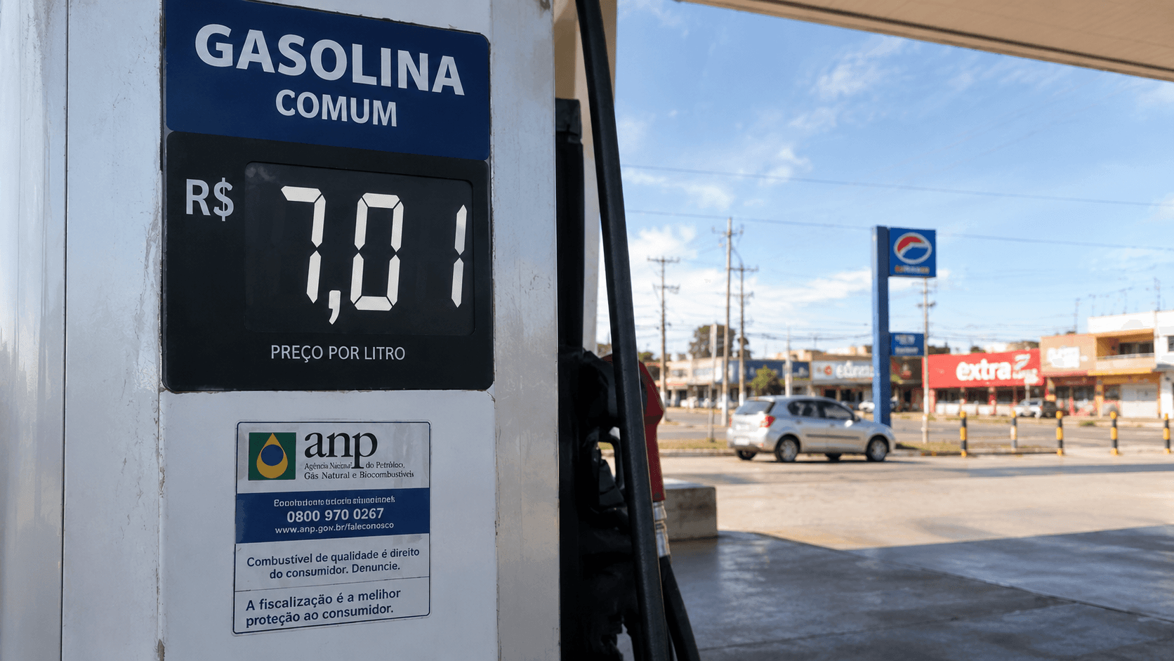 Paulo Afonso: preço da gasolina sobe e chega a R$ 7,01 o litro