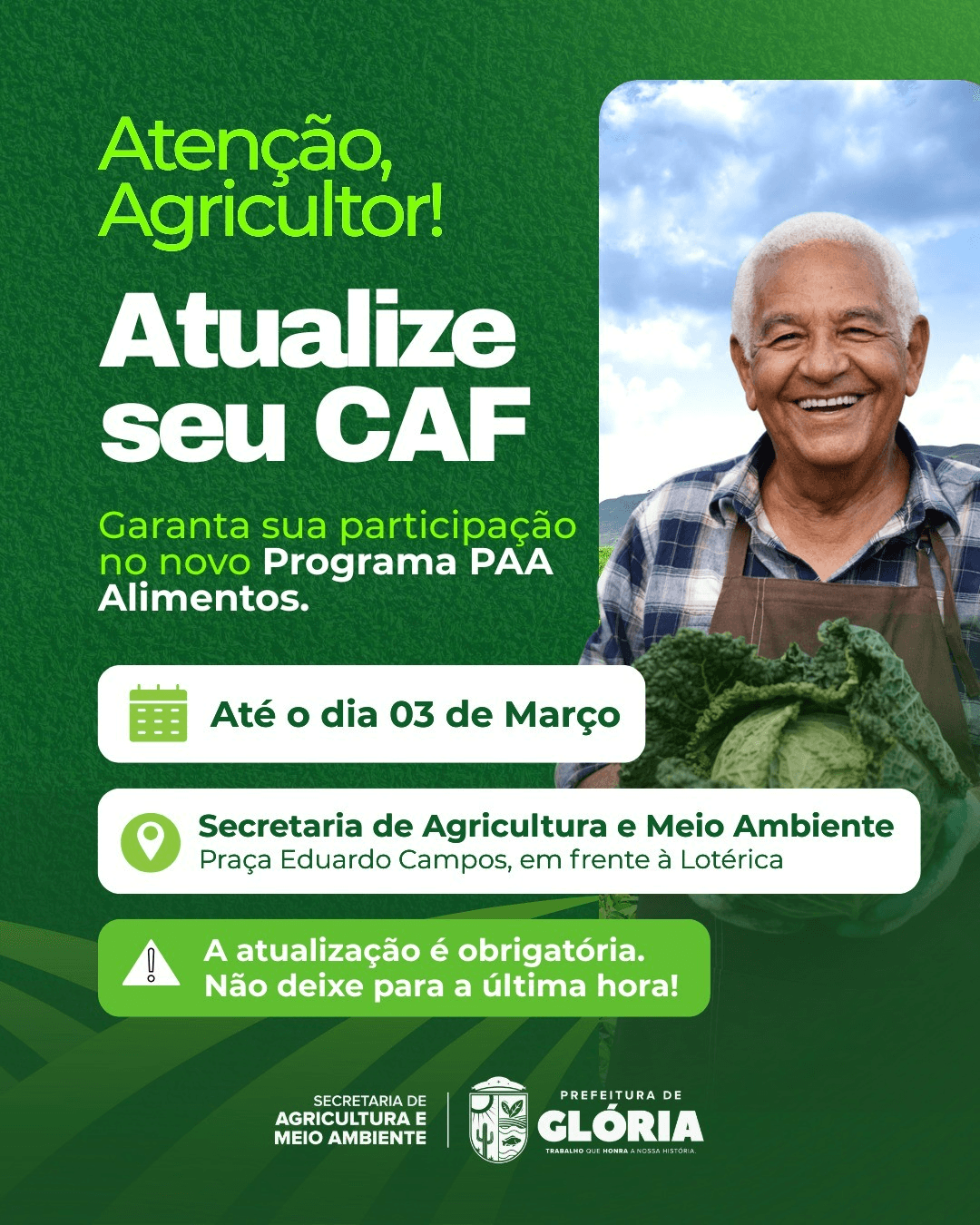 Imagem: ASCOM/Glória-BA