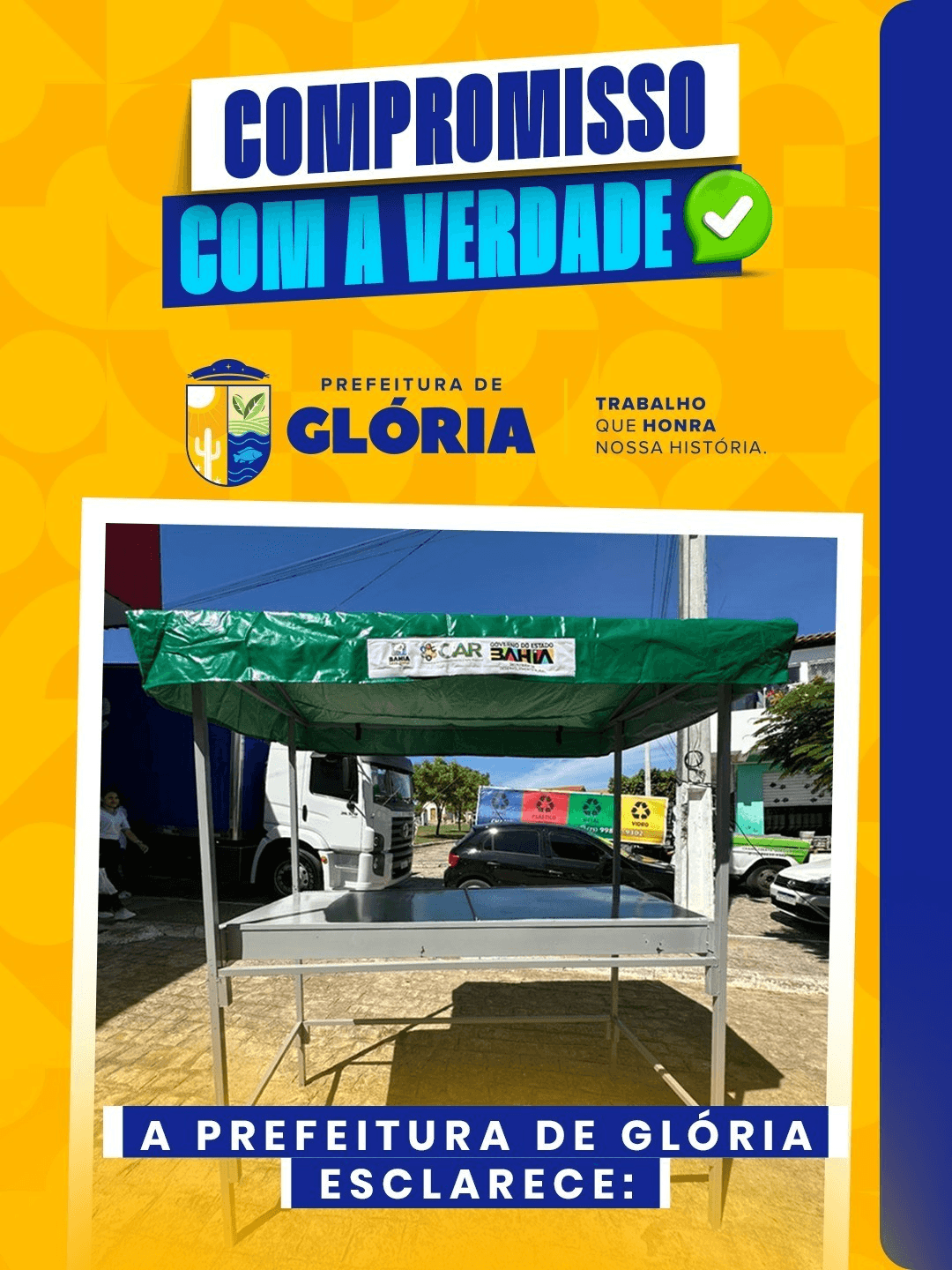 Imagem: ASCOM/Glória-BA