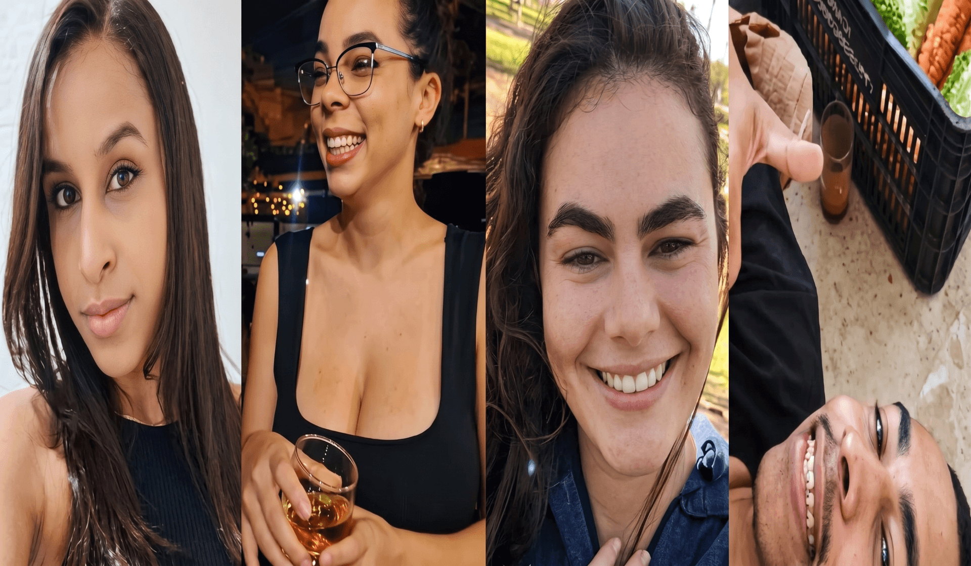 Flávia, Isabel, Itamara e Elielson estão entre as vítimas (Imagem: Reprodução/Redes sociais)