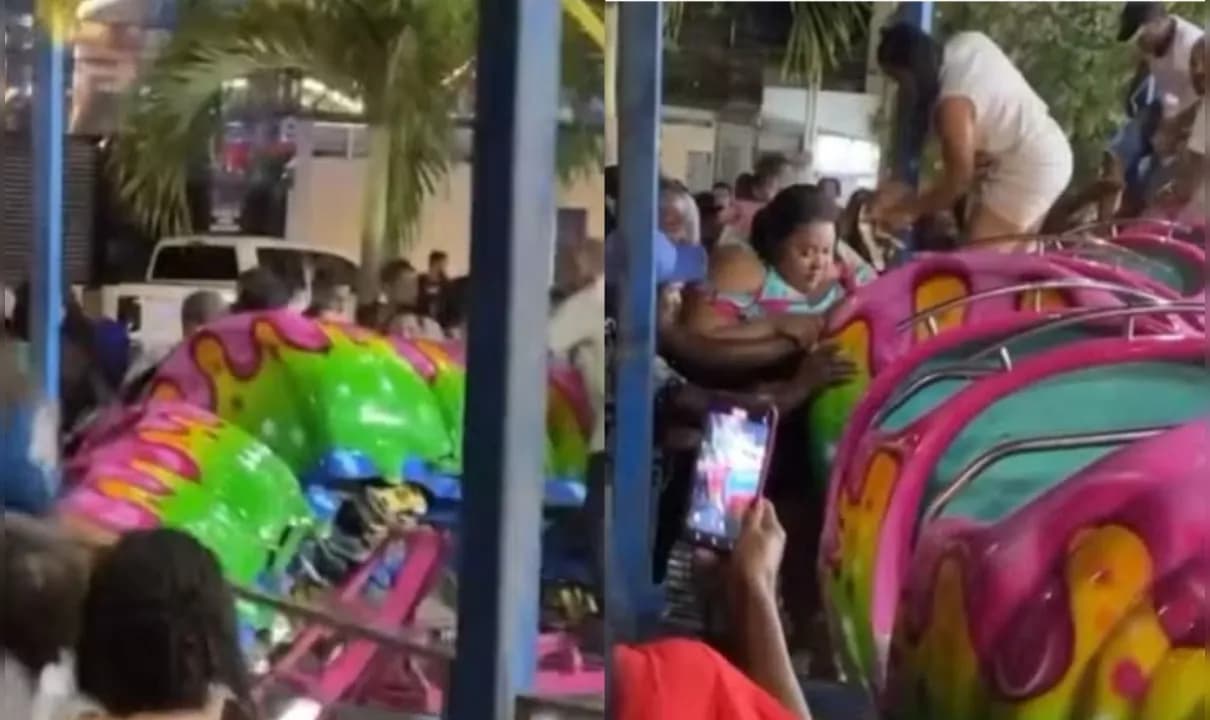 Equipamento estava sendo utilizado por moradores no momento do ocorrido. 
