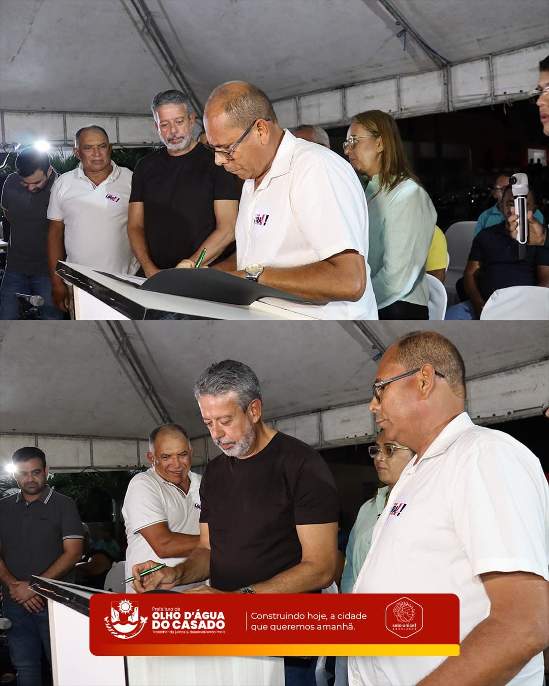 Asfalto novo e retroescavadeira em Olho d'Água do Casado, Alagoas