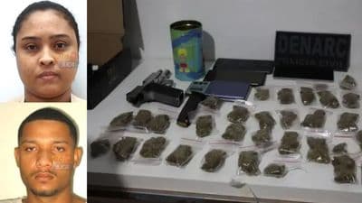 Viatura da Polícia Civil durante Operação Redenção em Feira de Santana