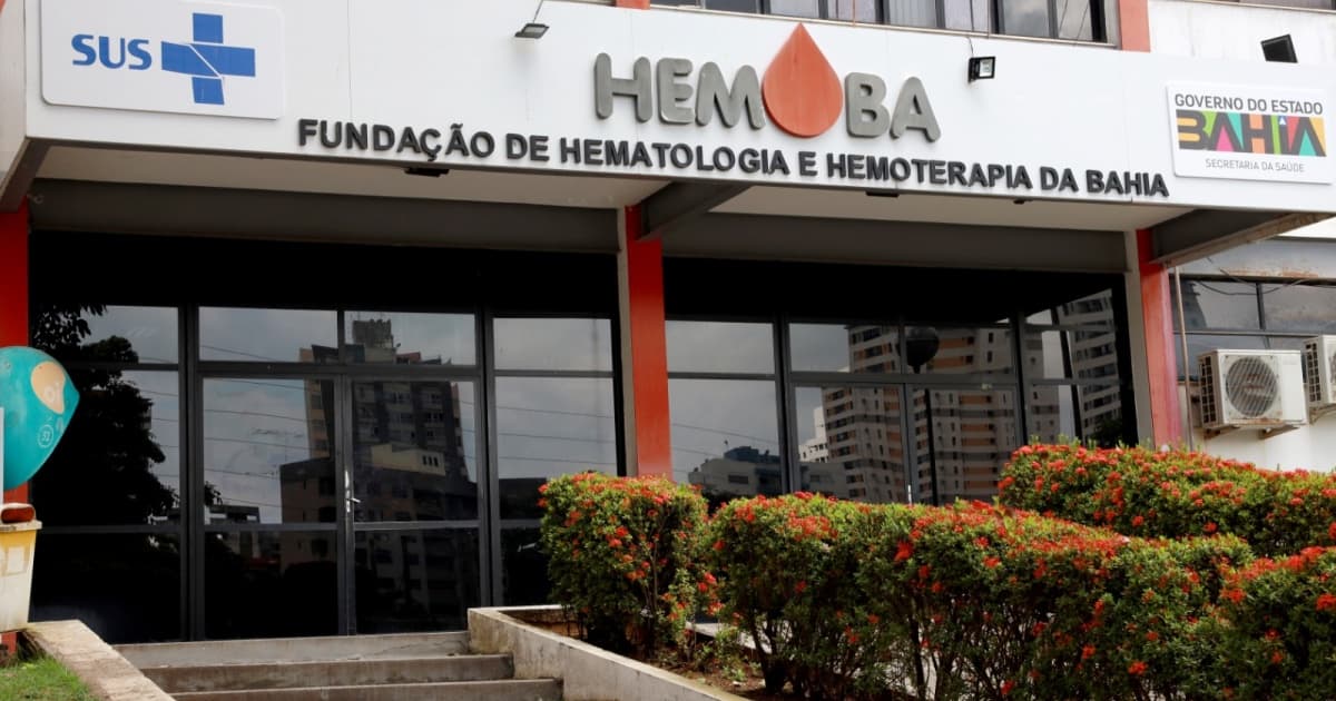 Fachada do Hemoba, hemocentro da Bahia em Salvador