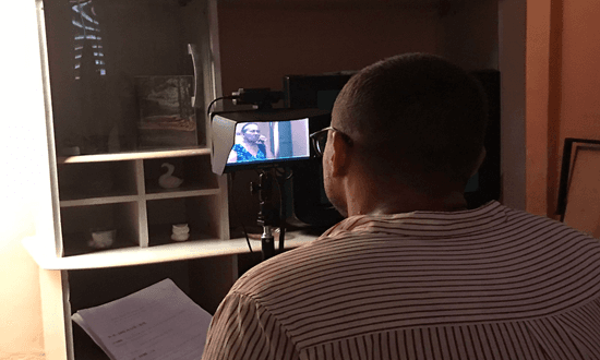 Cena do curta-metragem O Armário de Gisélia, filmado em São Cristóvão (SE)