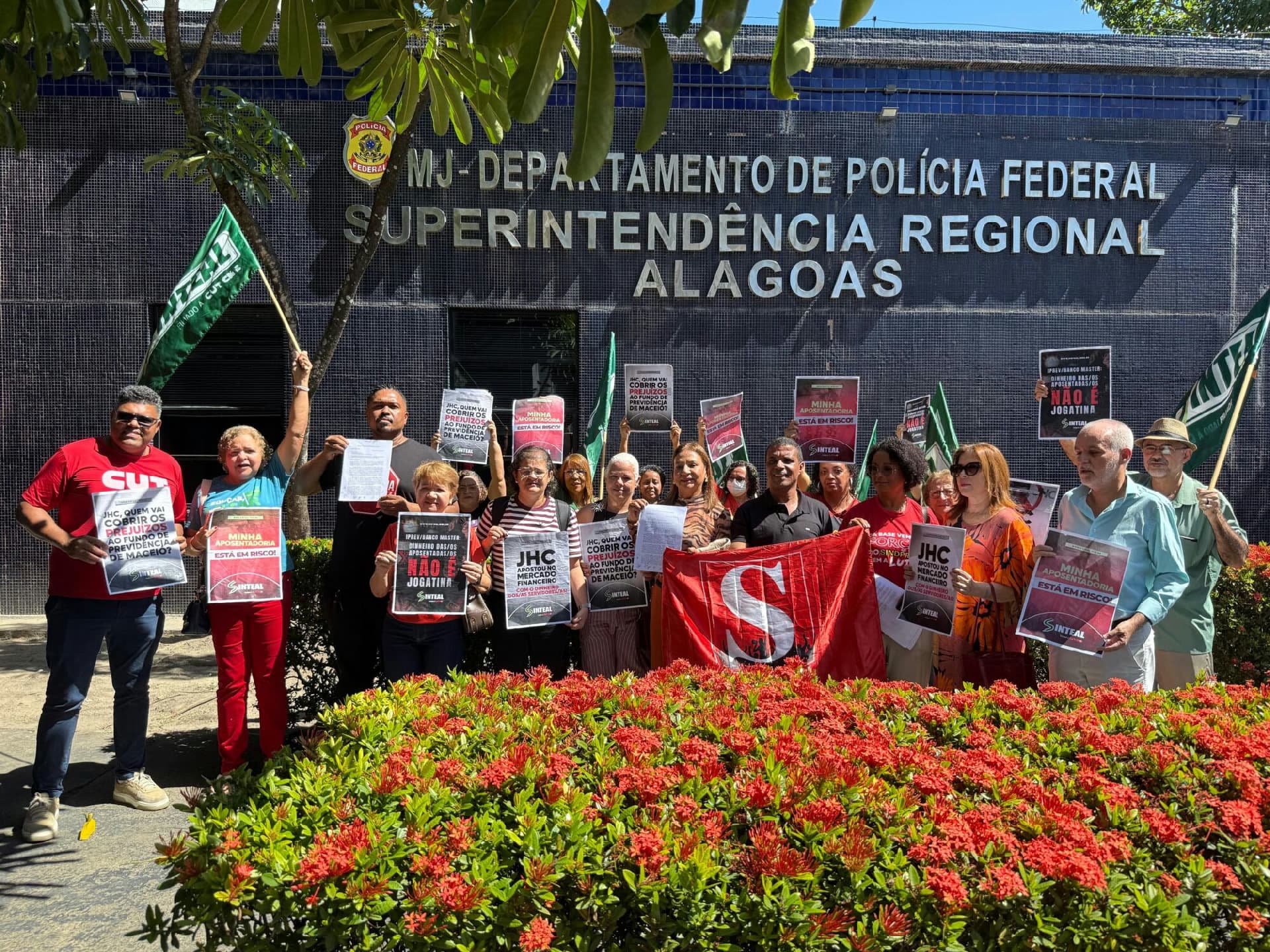 Fachada da Superintendência Regional da Polícia Federal em Alagoas