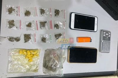 Policiais militares da CIPE Polo durante operação de combate ao tráfico de drogas em Pojuca, Bahia