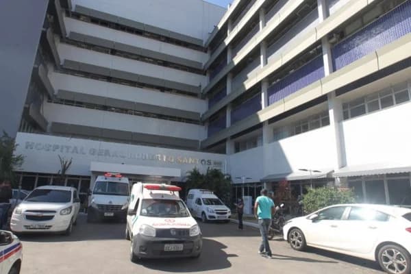 Fachada do Hospital Geral Roberto Santos, em Salvador
