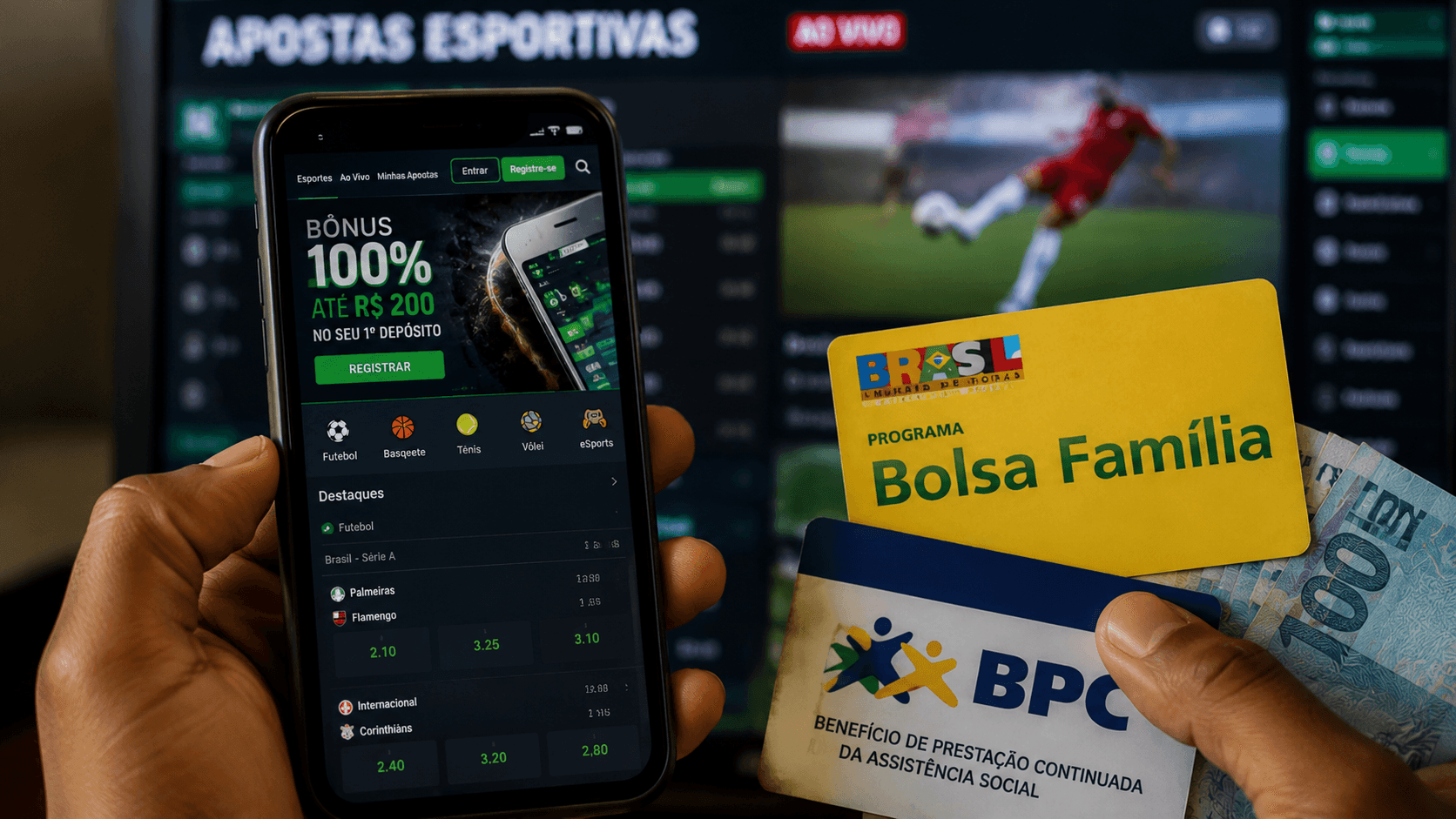Governo bloqueia acesso de 2,8 milhões de beneficiários do Bolsa Família e BPC às bets após cruzamento de dados