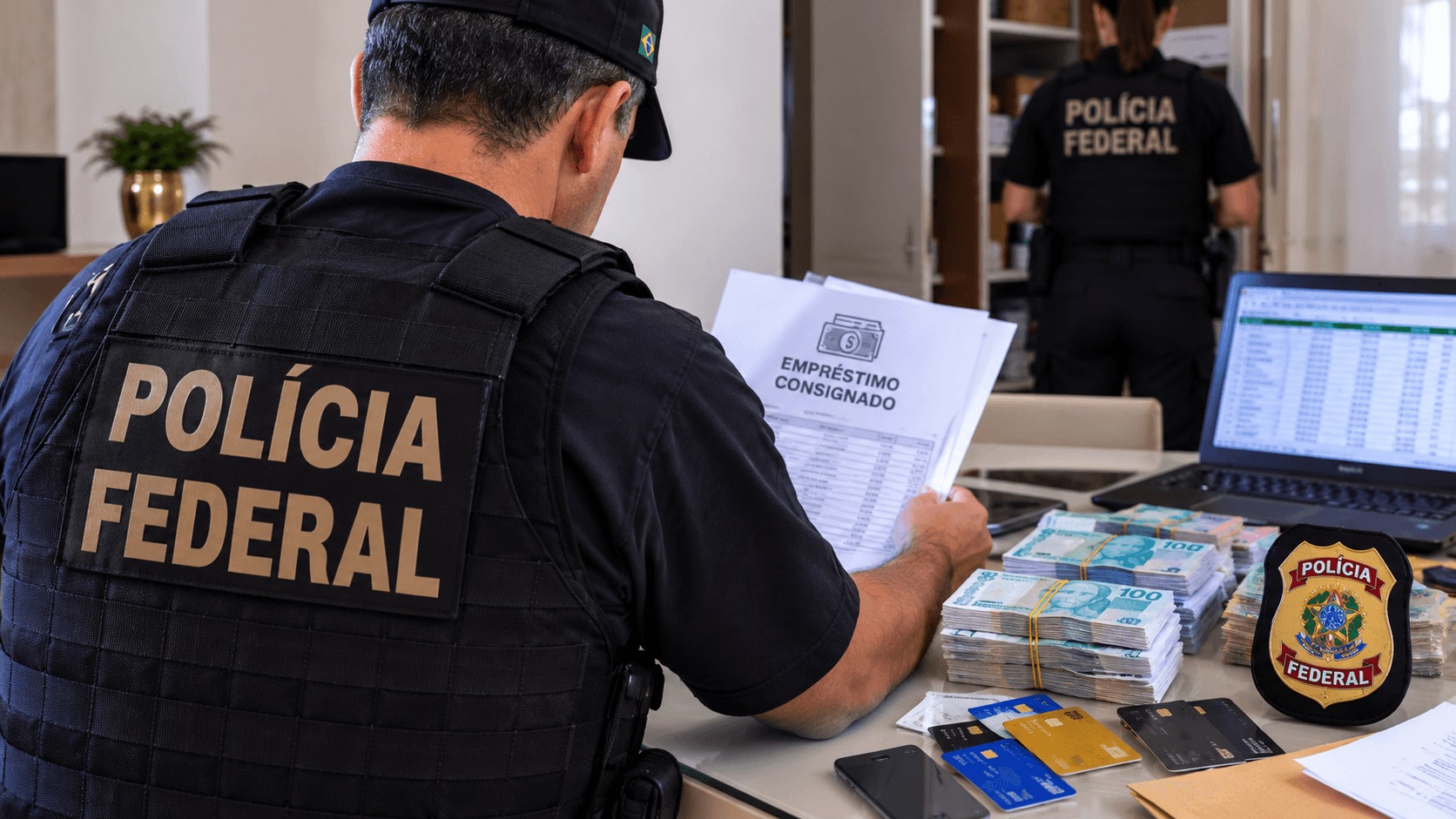 Crédito consignado: PF cumpre 13 mandados contra fraude milionária