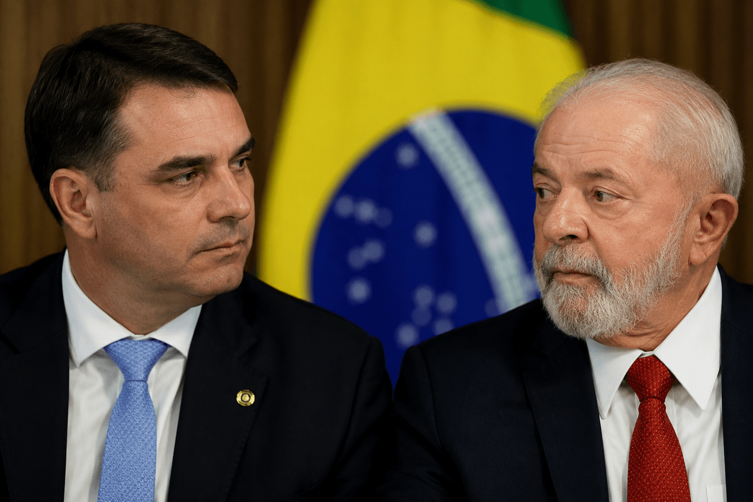 Flávio Bolsonaro culpa Lula por tarifaço dos EUA e diz que Brasil está em “avião sem piloto