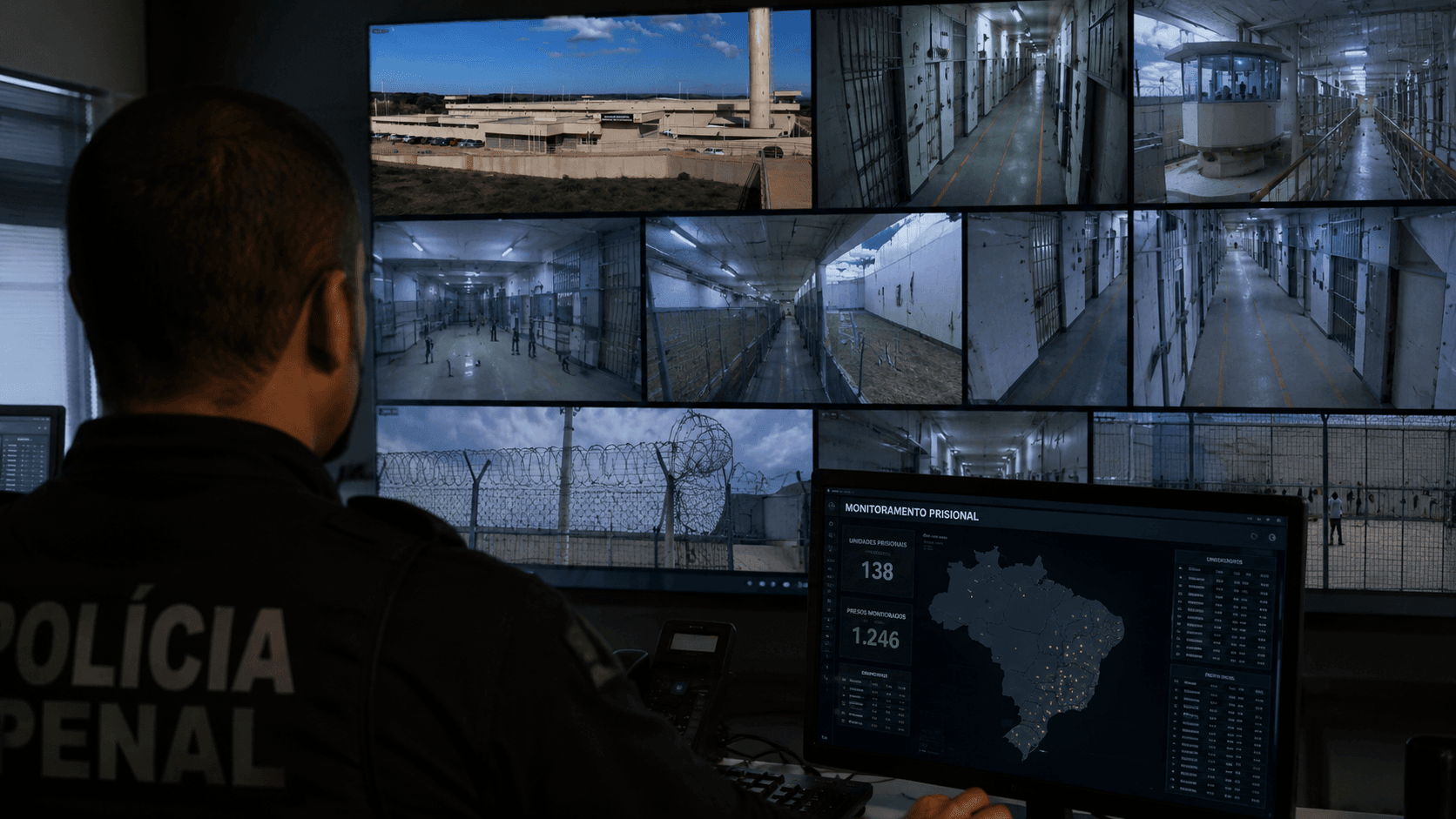 138 presídios vão adotar sistema de escutas contra facções