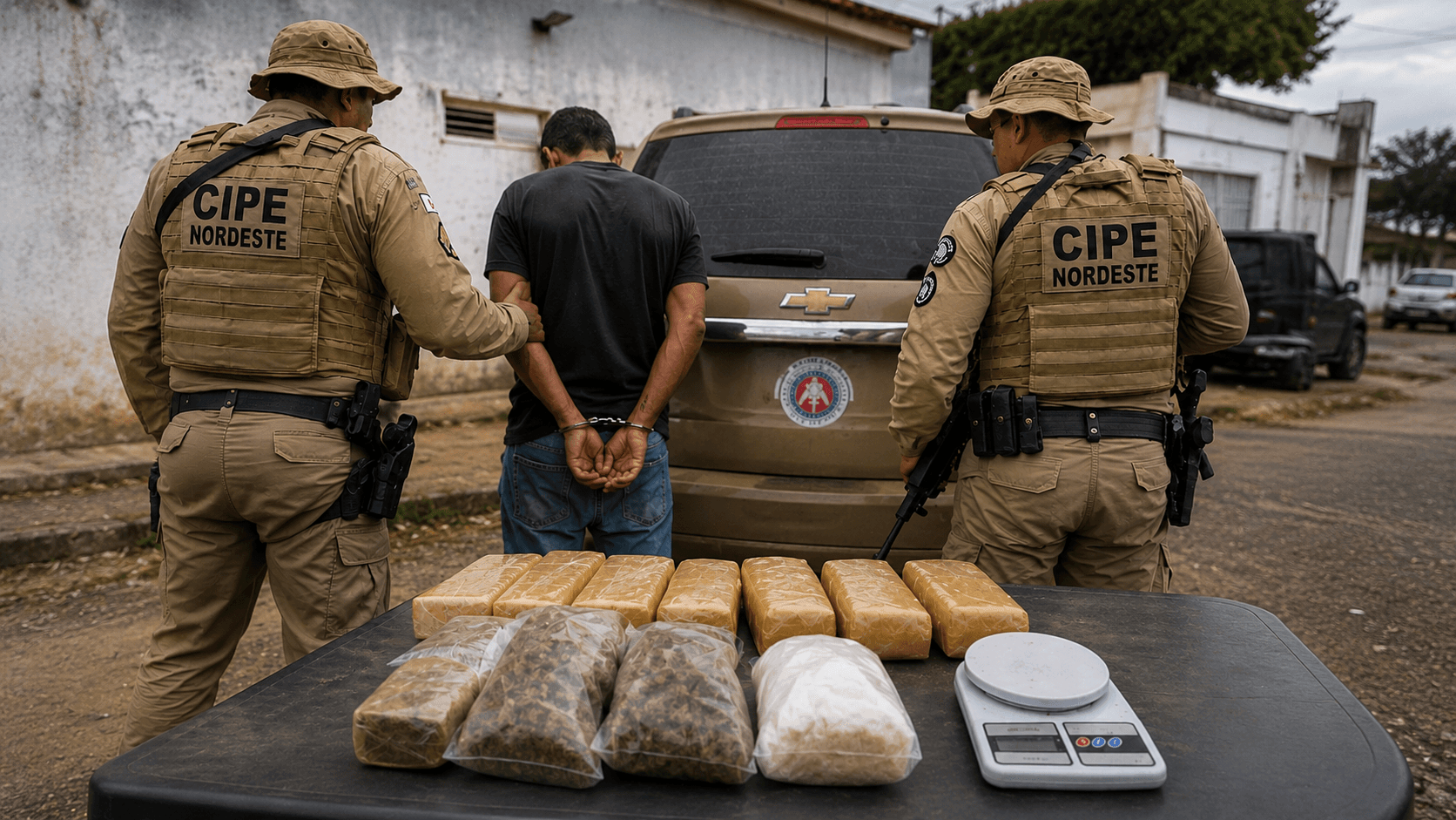 Ribeira do Pombal: CIPE apreende mais de 7 kg de drogas em operação