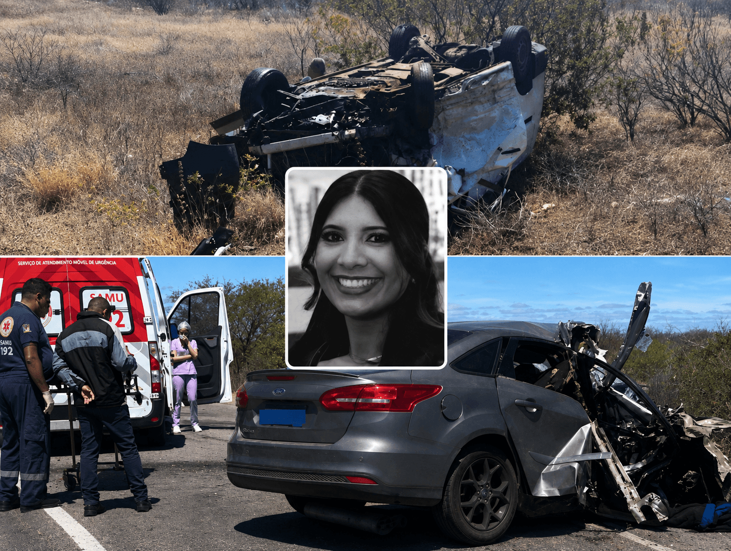 Técnica de enfermagem morre em batida entre carro e van na BR-407, em Juazeiro