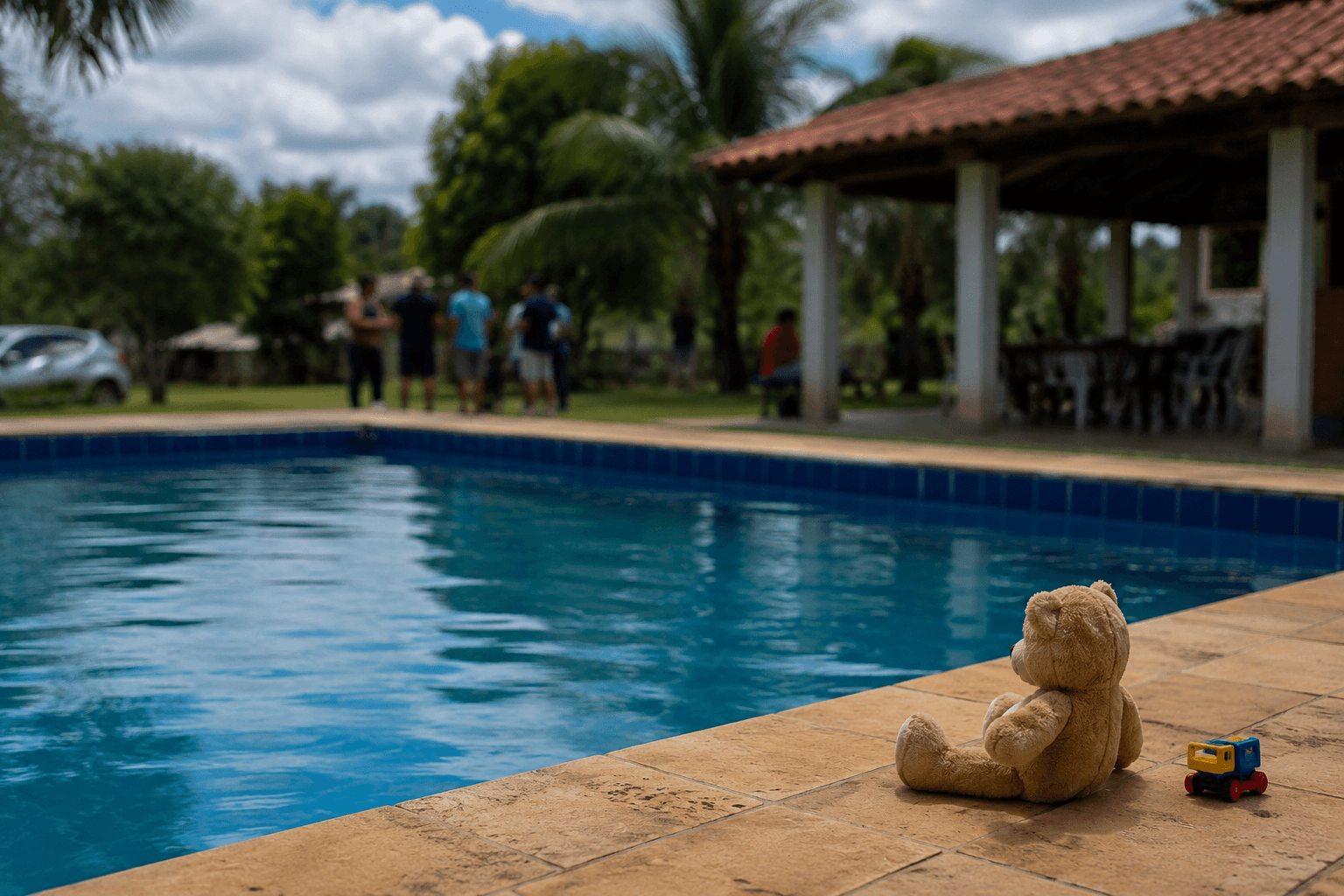 Cipó: bebê de 1 ano e 1 mês morre afogado em piscina de chácara