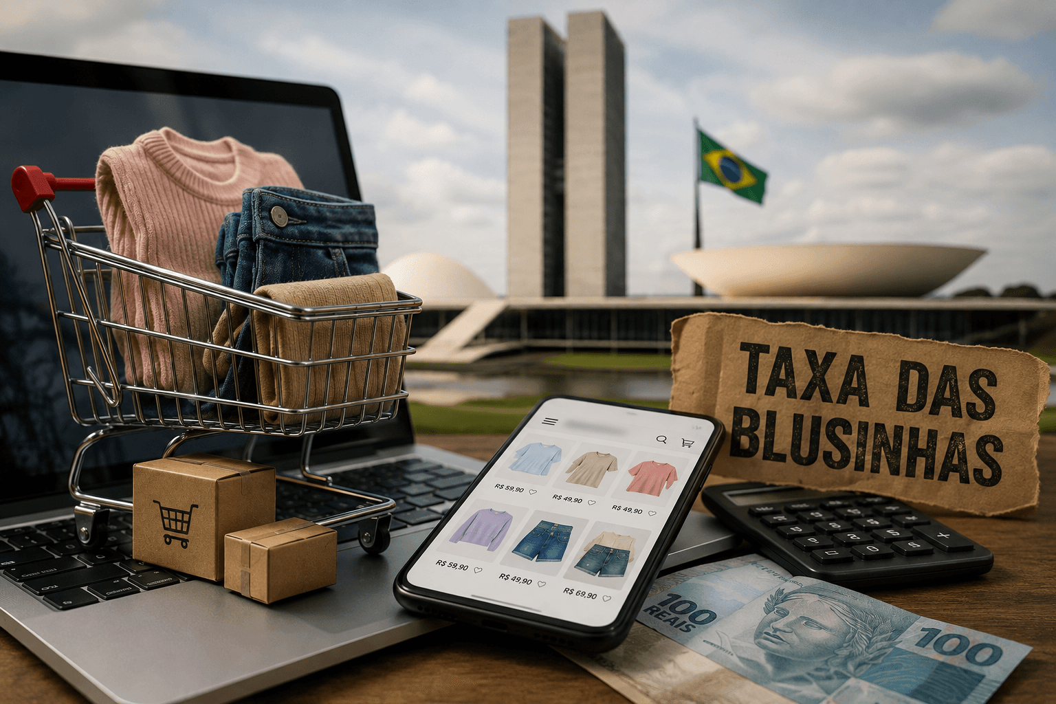 Taxa das blusinhas: compras podem ficar 20% mais caras em setembro