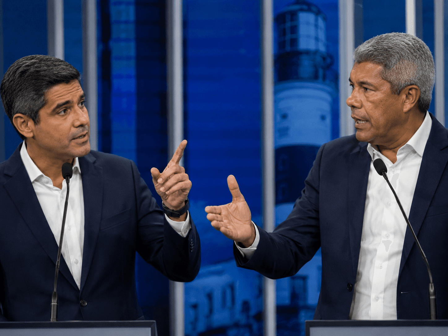 Bahia: Neto e Jerônimo trocam farpas sobre saúde e BR-324 em debate