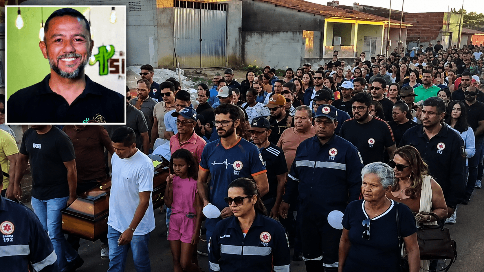 Poço Redondo: corpo de motorista do Samu é sepultado após acidente