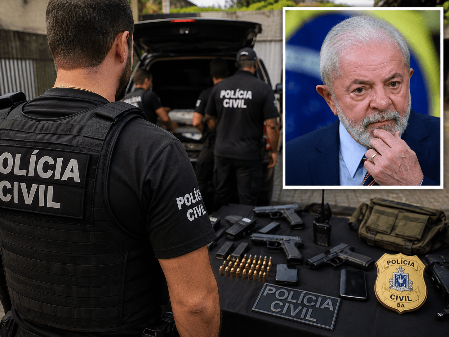 Polícia Civil do DF desarticula grupo neonazista que planejava matar Lula