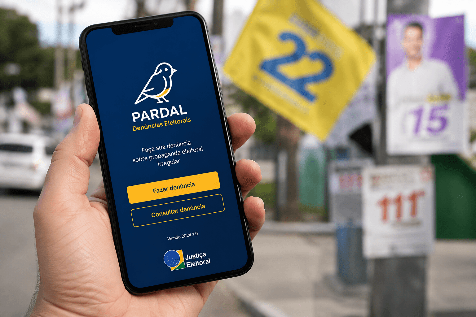 Eleitor já pode denunciar propaganda irregular pelo app Pardal