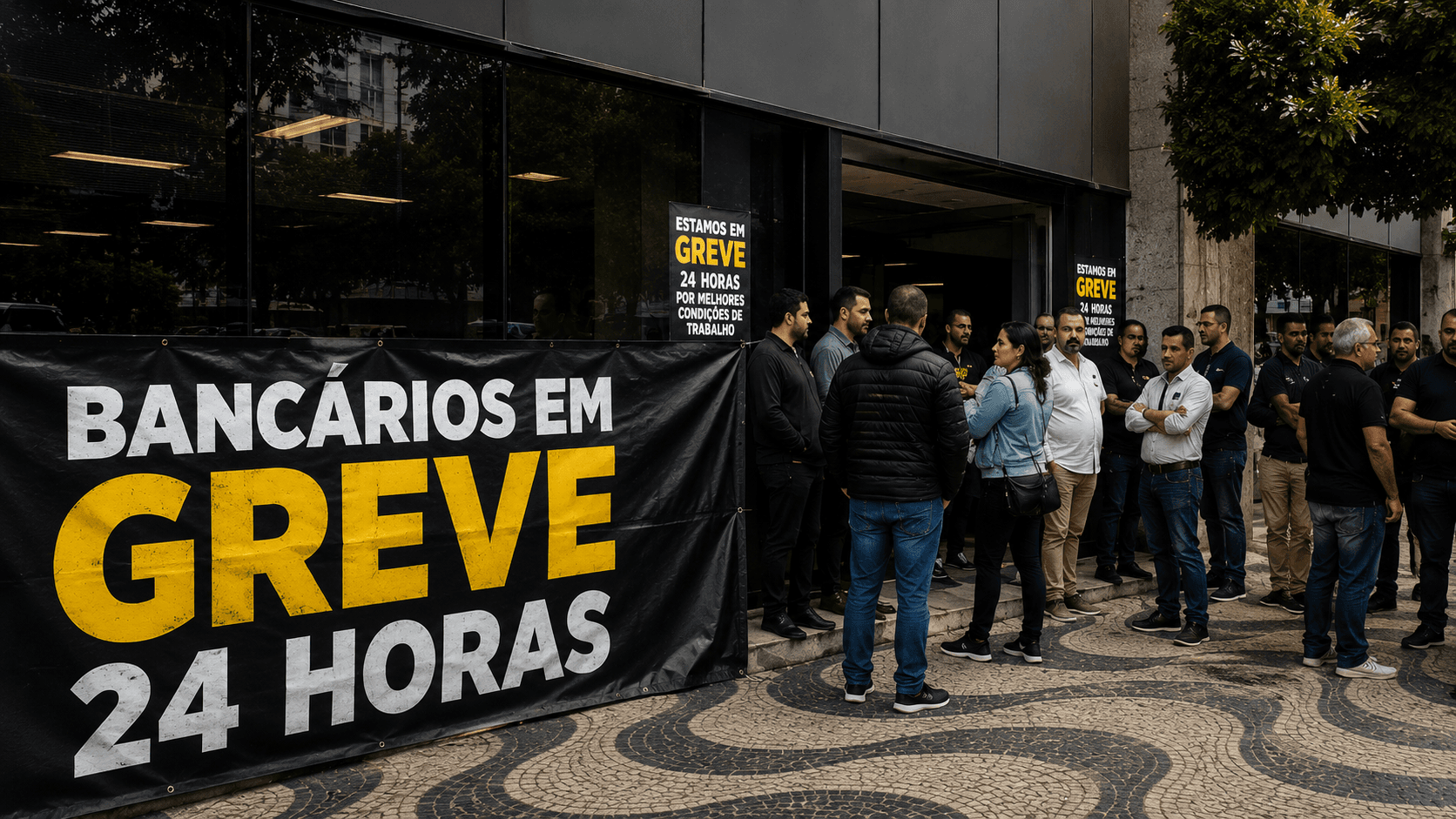 Bahia: 97% dos bancários decidem por greve de 24h nesta quinta