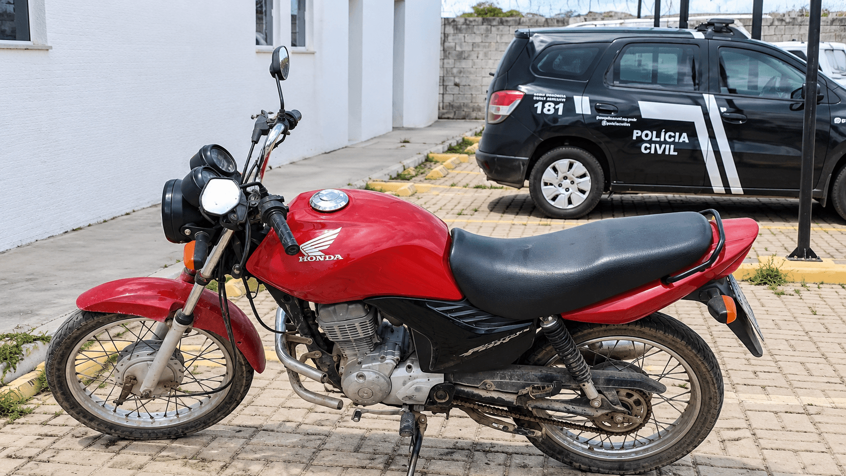 Moto furtada em Cícero Dantas é recuperada em Novo Triunfo após 24 dias