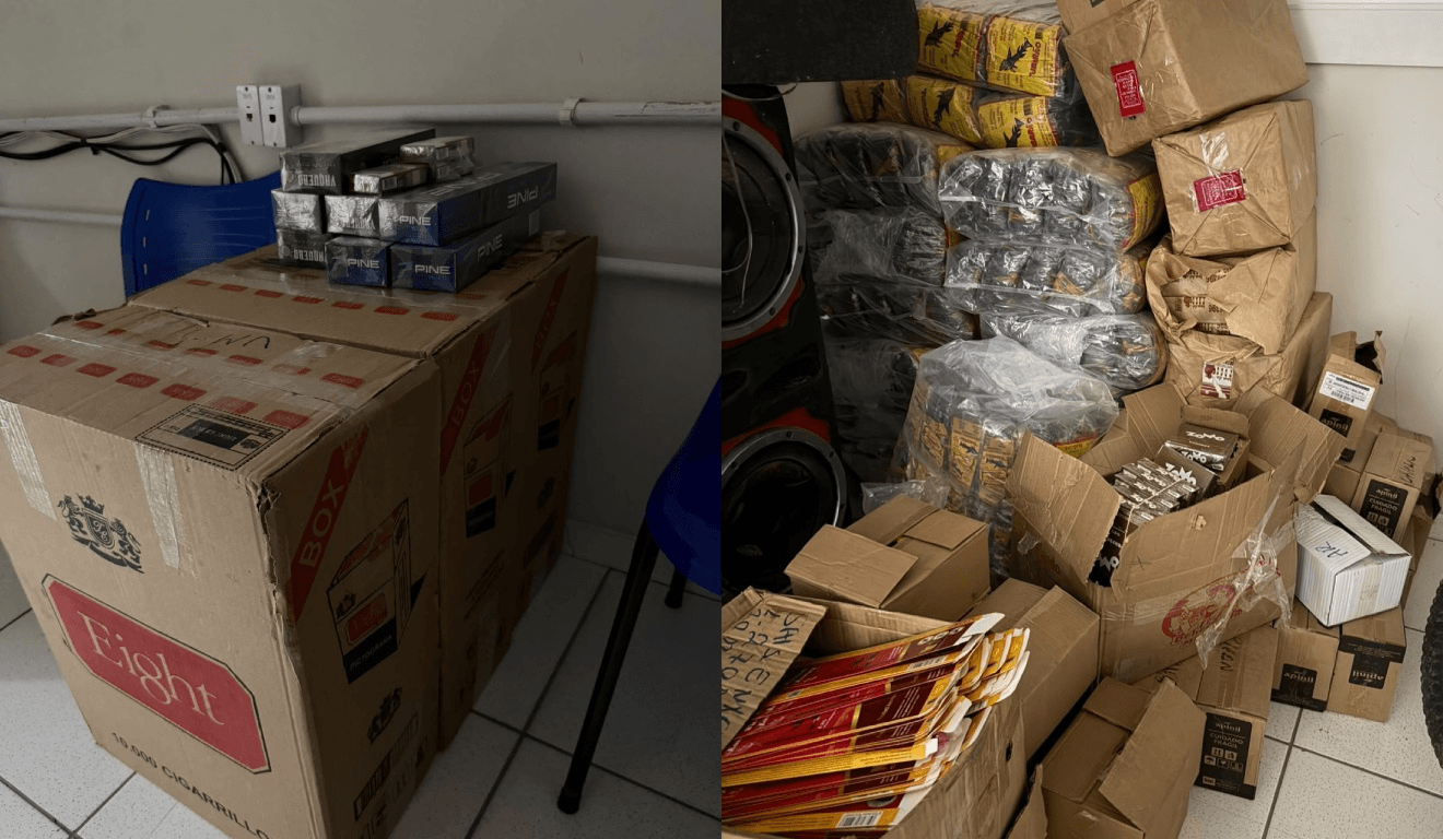 Bahia: PM apreende carga com 1,5 mil maços de cigarros