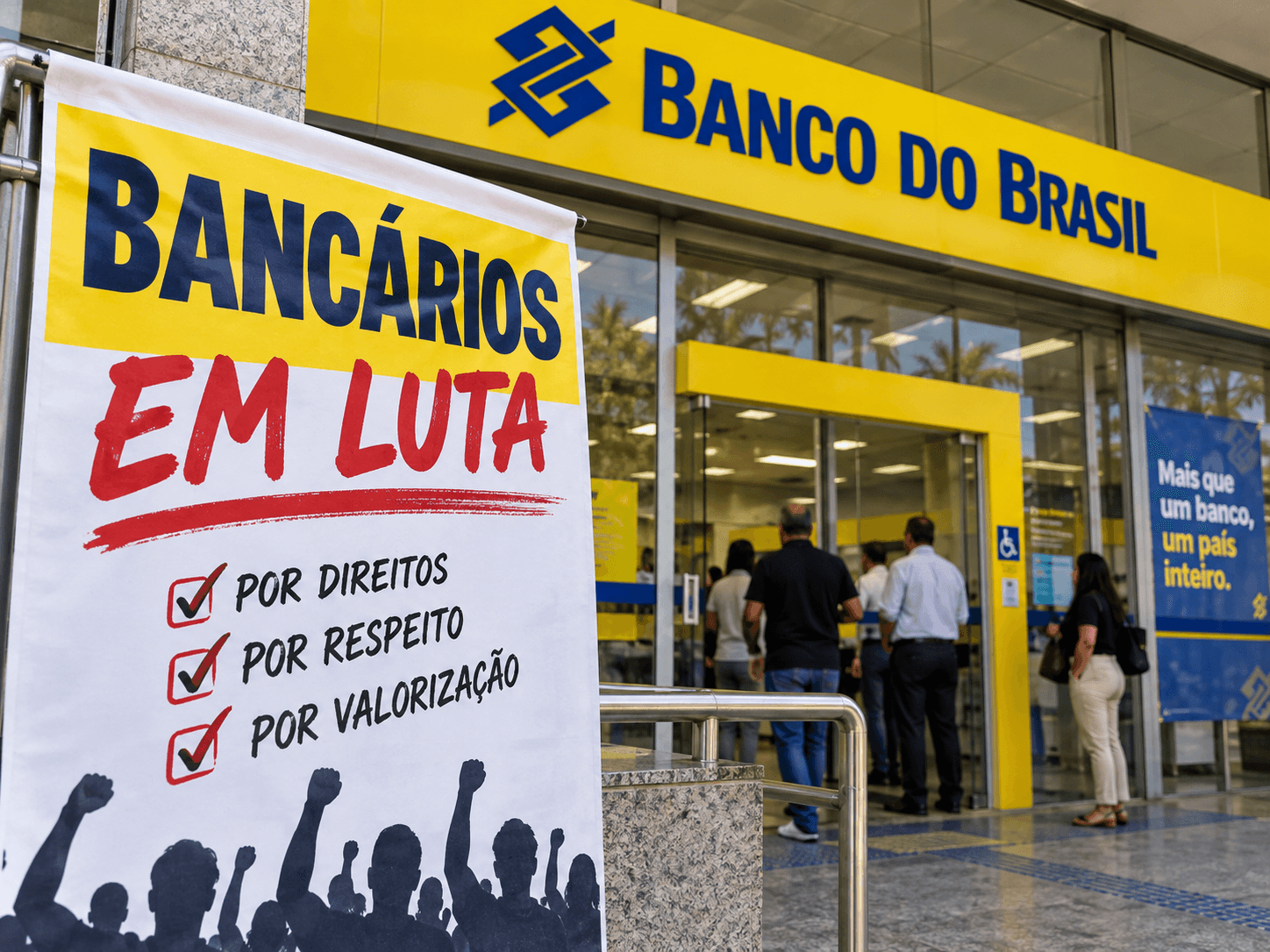 Banco do Brasil: bancários de Alagoas aprovam acordo coletivo até 2028