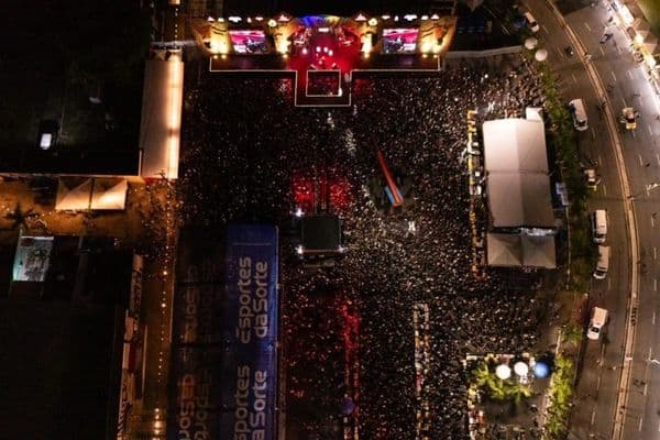 Palco do São João Massayó 2026 no Polo Jaraguá, em Maceió