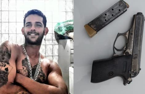 Viatura da Polícia Militar de Pernambuco em área do sertão
