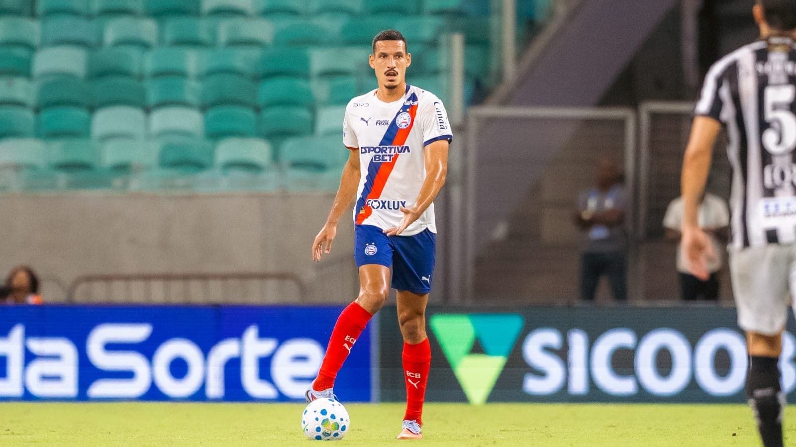 Nicolás Acevedo em treino do Esporte Clube Bahia