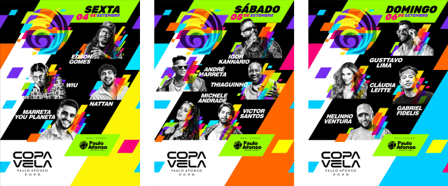Palco montado no Balneário de Paulo Afonso para a Copa Vela