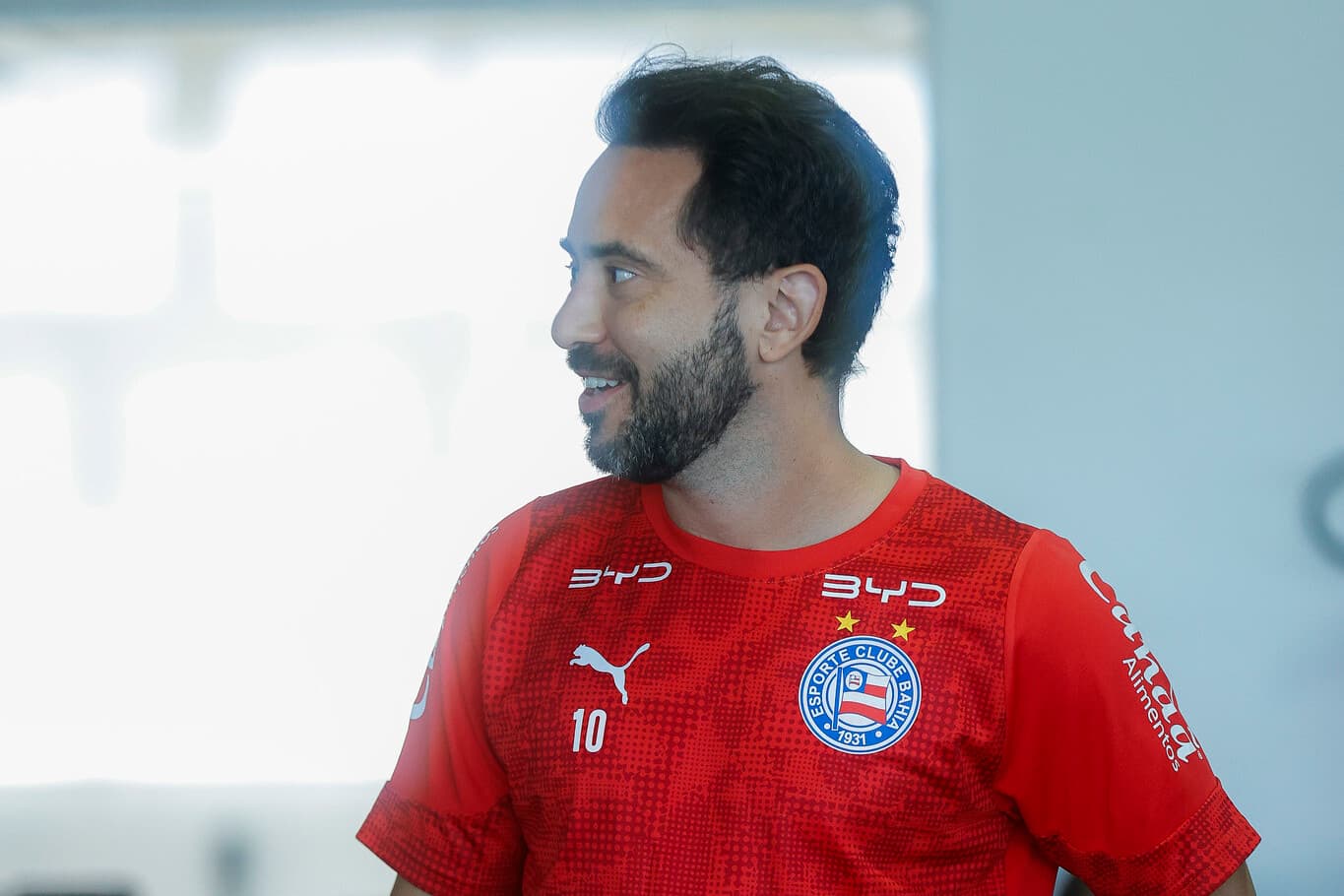 Éverton Ribeiro em treino no CT Evaristo de Macedo pelo EC Bahia