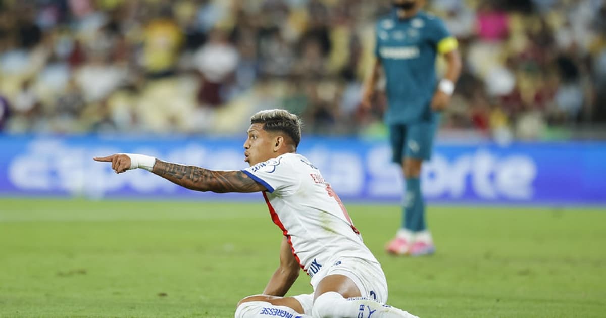 Erick Pulga em campo pelo Esporte Clube Bahia no Campeonato Brasileiro 2026