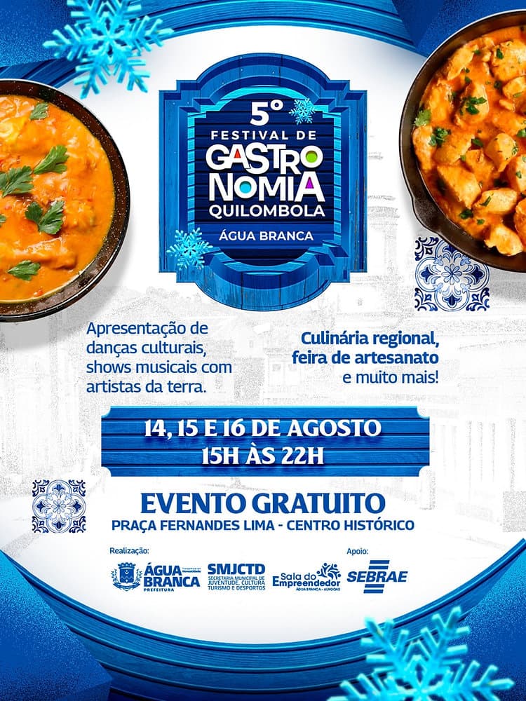 Evento reúne as sete comunidades quilombolas do município nos dias 14, 15 e 16 de agosto, no Centro Histórico.