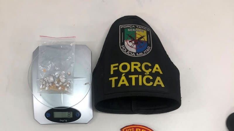 Viatura da Polícia Militar de Sergipe em patrulhamento na Zona Sul de Aracaju