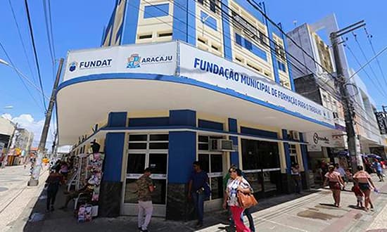 Sede da Fundat em Aracaju, no calçadão da Rua João Pessoa, Centro