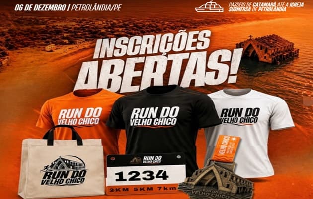 Rio São Francisco, o Velho Chico, em trecho da região