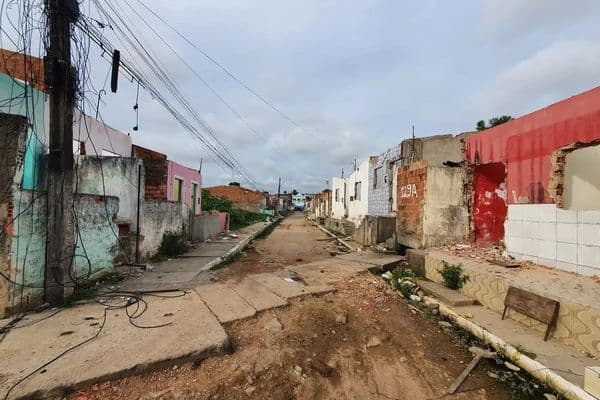 Bairros afetados pelo afundamento do solo causado pela Braskem em Maceió (AL)