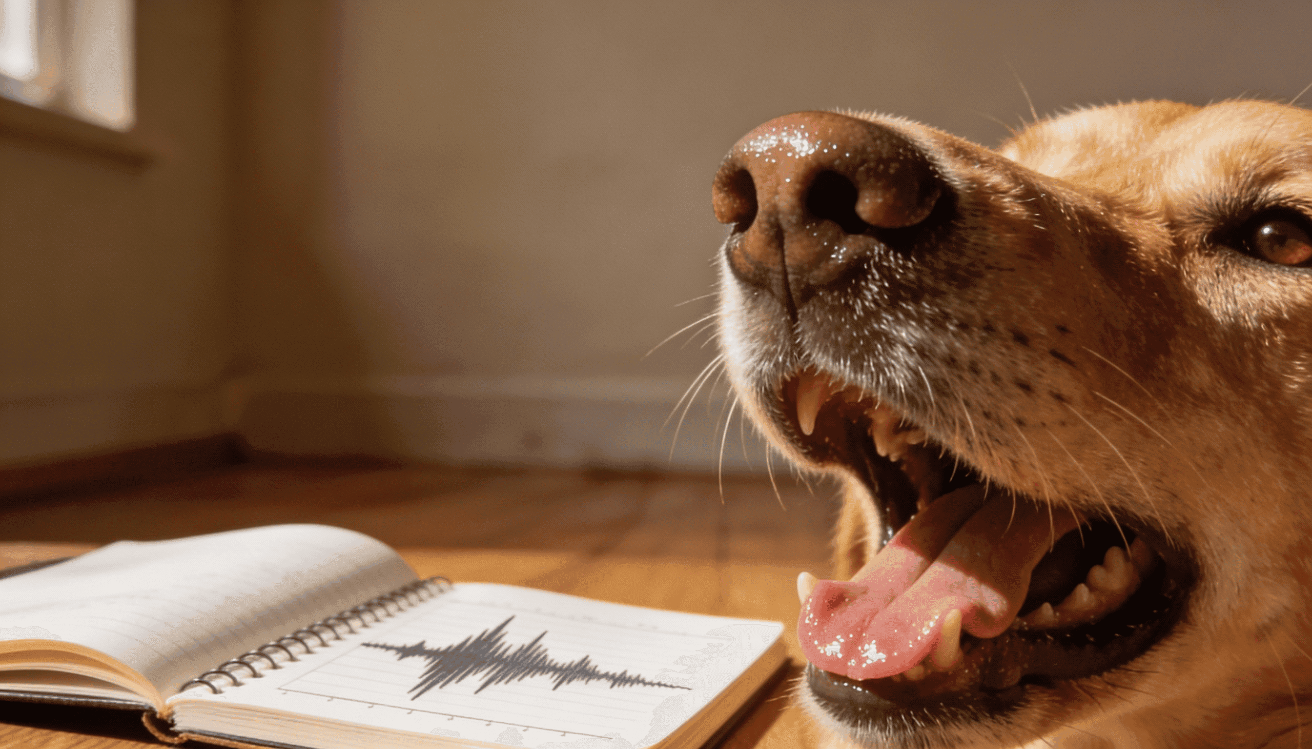 IA analisa latidos de cães para identificar emoções complexas com precisão. (Imagem gerada por inteligência artificial-ChatGPT/Olhar Digital)