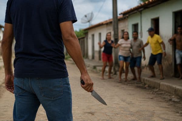 Viatura da Polícia Militar de Alagoas em ocorrência na zona rural
