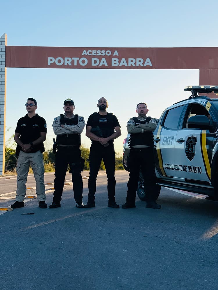 Agentes da SMTT e Guarda Municipal em operação nos povoados de Delmiro Gouveia