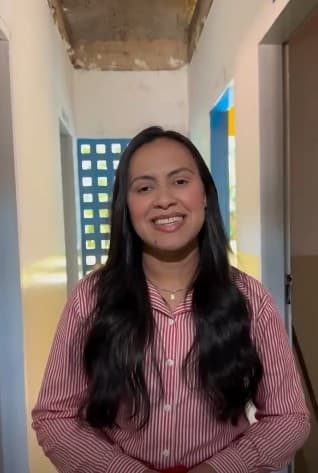 Prefeita Nayara Emmanuela em visita técnica a Unidade Básica de Saúde em Água Branca, Alagoas