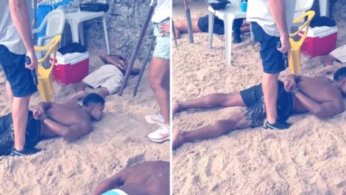Viatura da Polícia Civil da Bahia em operação de captura