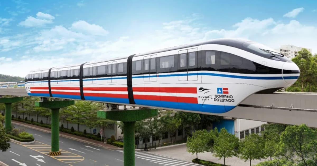Obras do VLT do Subúrbio Ferroviário de Salvador