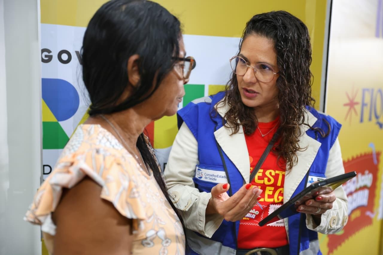 Equipe de saúde em posto de atendimento durante o São João da Bahia 2026