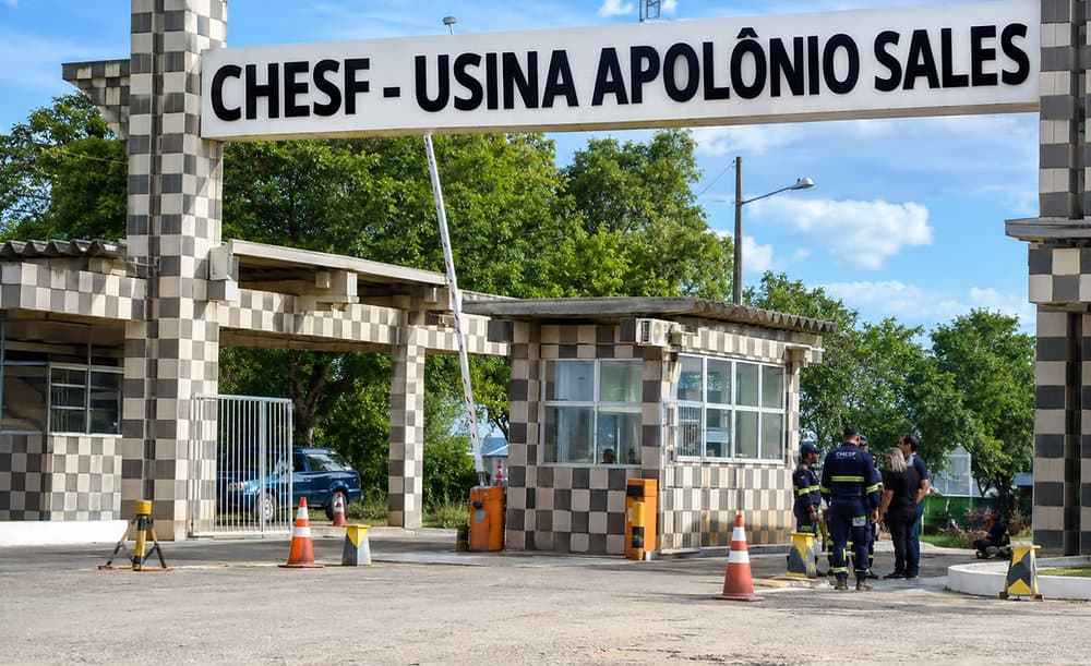 Guarita de usina hidrelétrica na zona rural do sertão de Alagoas